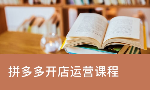 东莞拼多多开店运营课程