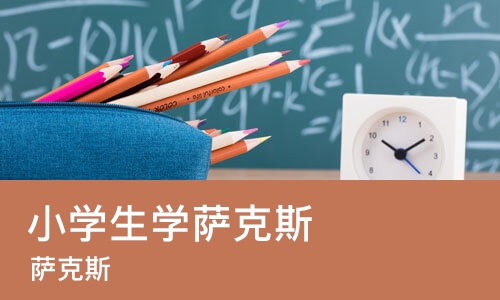 长沙小学生学萨克斯