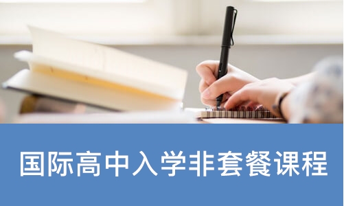 北京国际高中入学非套餐课程