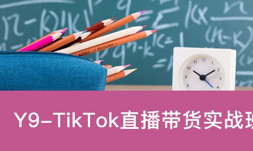 Y9-TikTok直播带货实战班