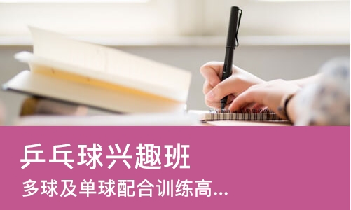 成都乒乓球兴趣班