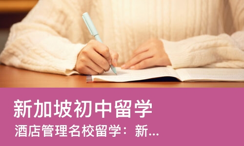 成都新加坡初中留学