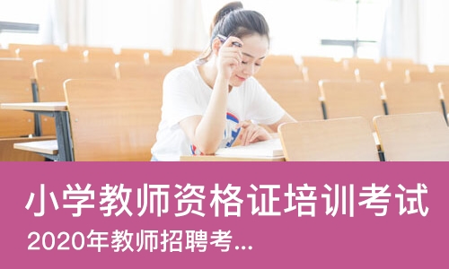 烟台小学教师资格证培训考试