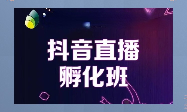 西安抖音直播孵化班.