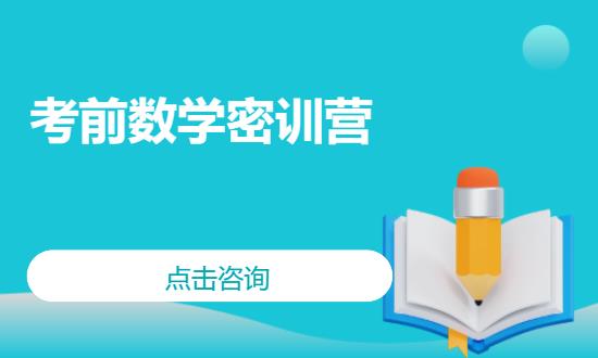 考前数学密训营