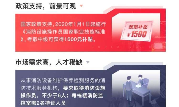 消防设施操作员（监控 维保方向）培训