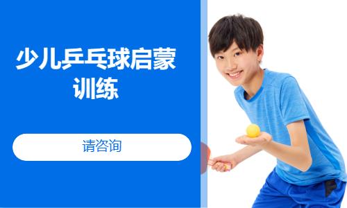 成都乒乓球少儿培训班