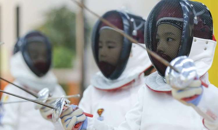 武汉小孩击剑培训