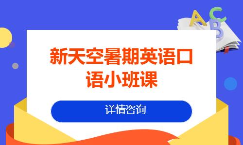 新天空暑期英语口语小班课